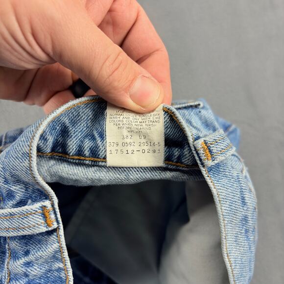 Vintage Levi's 512 Jeans Womens Size 11 Blue Denim Slim Fit Tapered Leg Made USA - Picture 5 of 10
